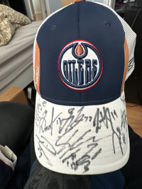 Oilers signed hat - Draisaitl 