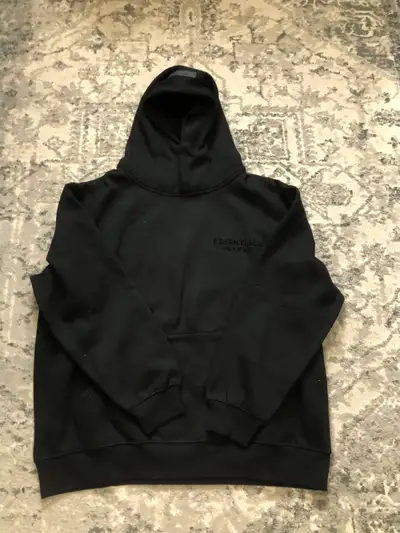 ESSENTIAL HOODIE BLACK, View more