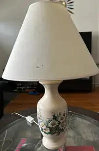 Vintage porcelain table lamp mccowan in Lawrence intersection