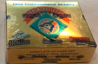 Toronto Blue Jays 1992 Donruss WS Championship Sealed Box Set