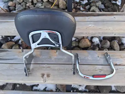 Quick release backrest off 2012 harley streetglide also stock trim