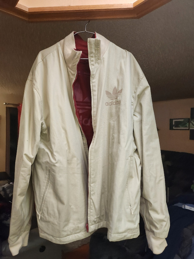 FREE DELIVERY!! Adidas Reversible men's jacket size 2xl $70 in Men's in Calgary - Image 3
