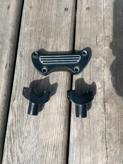 Stock set of Harley sportster risers, no hardware included. $40