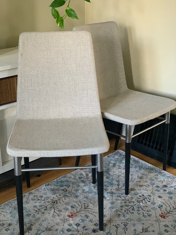 IKEA Preben dining chairs. Modern design, neutral colours. Chairs