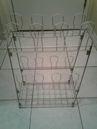 Shoe storage rack (holds 10 pairs of shoes)  -$3 - $8