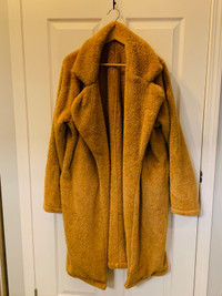 3XL Sherpa coat - caramel - brand new