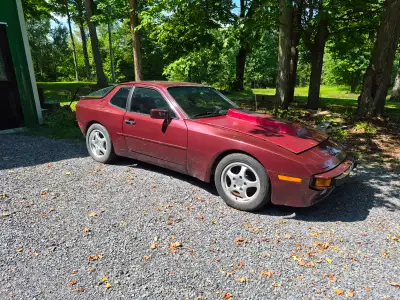 1984 porsche 944, motor swap to ford 302(5.0) v8, fully functional, using factory porsche 5 speed ma...