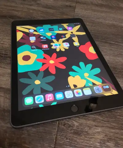 iPad 6th Gen with case and charger , View more