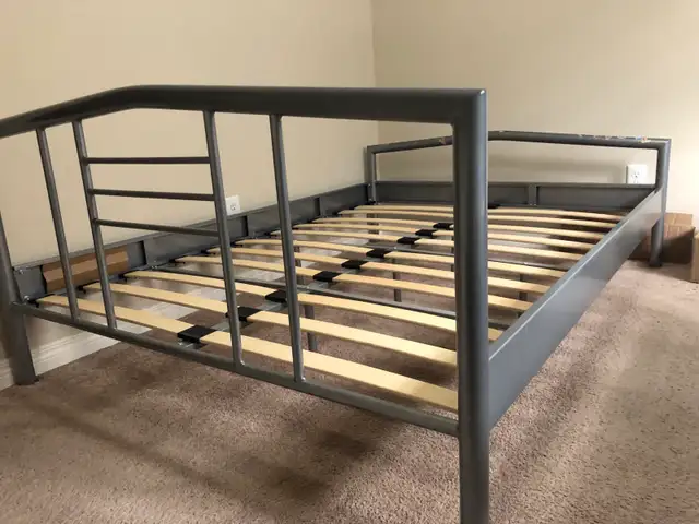 Double bed metal frame in Beds & Mattresses in Edmonton - Image 3