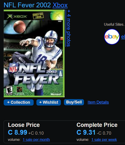 Xbox, NFL Fever 2002, I have hundreds of video games here!, View more