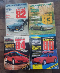Guide de l'auto  Jacques Duval 82/83/84/88