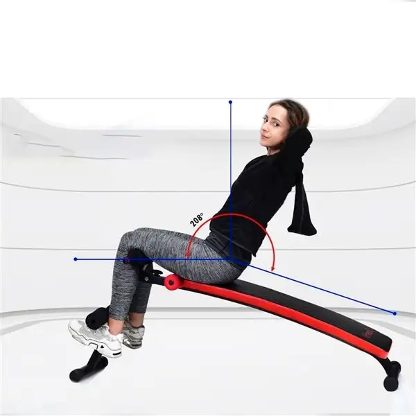 Red Adjustable Folding Weight Bench in Exercise Equipment in Cambridge - Image 5