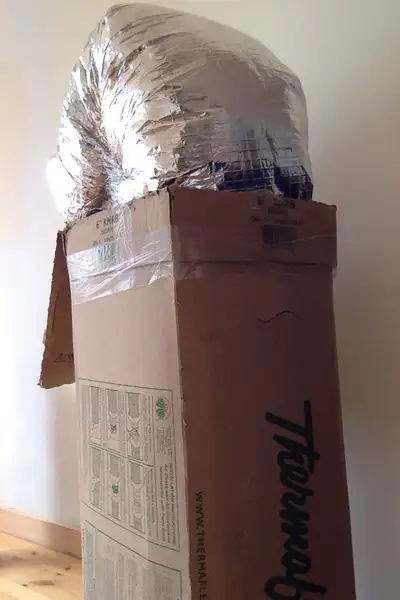 15 feet of new ThermaFlex KM, R8 insulated, 6" flexible duct, w/ reinforced bidirectional metallized...