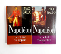 Roman - Max Gallo - Napoléon - Tome 1-2 - France Loisirs - FM