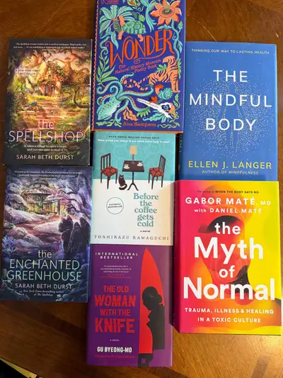 Various hardcover books, View more