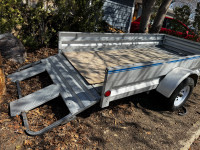 Like new 5’x10’ Galvanized Steel Utility trailer