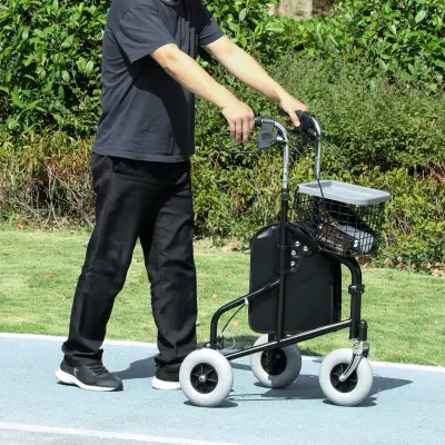 Upright Walker Up Rollator, Rolling Walker with Wheels, Storage , View more