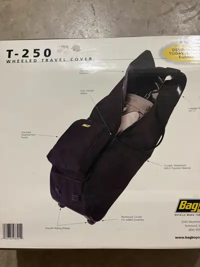 Wheeled golf bag travel cover , View more
