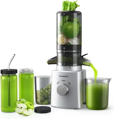 * New, factory sealed * Masticating juicer technology * 4.25” large feed chute * Includes 8 16oz bot...