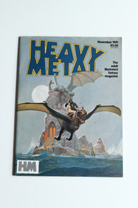 HEAVY METAL ILLUSTRATED FANTASY MAGAZINE NOVEMBER 1981