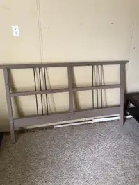 Bed frame and mattress