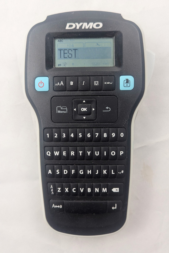 Dymo LabelManager 160 Label Maker Printer Office Black in Printers, Scanners & Fax in Kitchener / Waterloo - Image 2