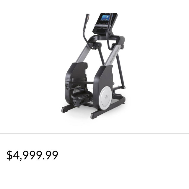 Elliptique NordicTrack Freestride trainer FS9i valeur 5000$ dans Appareils d'exercice domestique  à Longueuil/Rive Sud