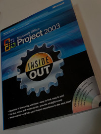Book, New, Microsoft Office Project 2003 Inside Out, Sealed CD