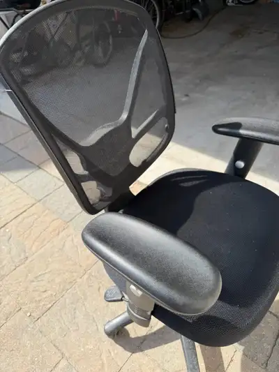 Ergonomic Black Mesh Office Chair - Adjustable, Swivel, View more
