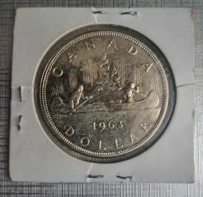 Silver Canadian Voyageur Silver Dollar, View more