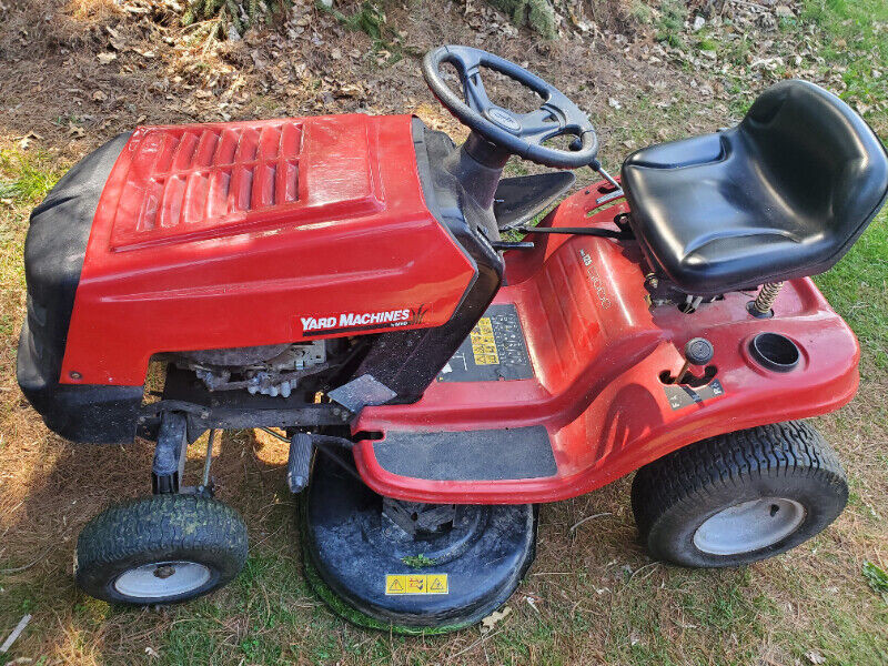 2002 yard machine riding mower sale