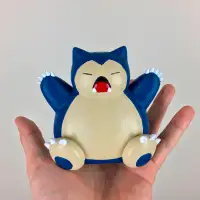 Snorlax 3D Printed Pokémon Figure         Hand Painted