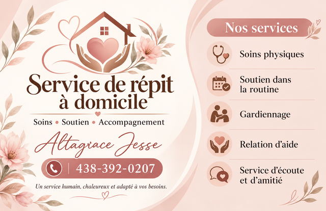 IN-HOME RESPITE SERVICE – LAVAL