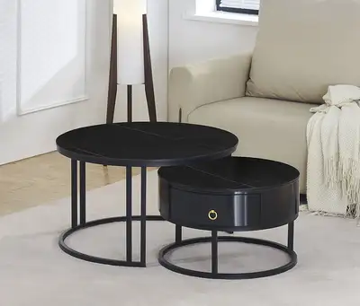Sintered stone marble top Coffee Table set of 2 for Only $299., View more