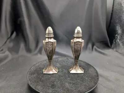 Vintage Benedict Proctor Silver Plated Salt and Pepper Shakers, View more