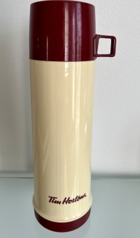 Vintage TIM HORTONS 1980’s  Thermos 32oz  Red Logo 13.5 " Tall Oakville / Halton Region Toronto (GTA) Preview