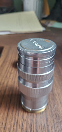 Canon Serenar 135mm f/4 Silver Lens for Leica Thread Mount LTM M