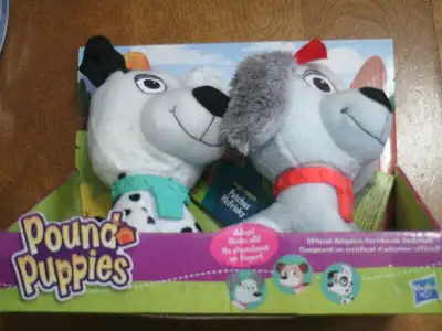 Pound Puppies with Display box includes 2 Pound Puppies and display box $20 pick up in Seaforth, PIC...