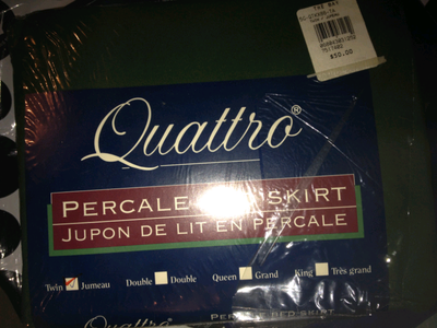 Brand new Twin  Bed skirt ( BURGUNDY), View more