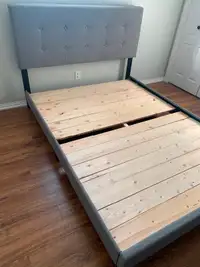 Queen size bed frame and headboard