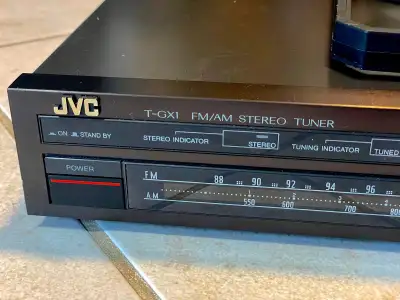 JVC T-GX1B FM/AM Vintage Retro Stereo Tuner, View more