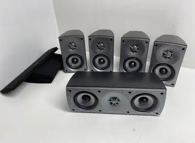 (Sold) Paradigm Cinema Satellites (4) & Center speaker, View more