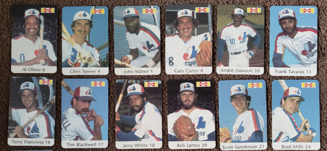 VINTAGE 1982 MONTREAL EXPOS BASEBALL CARDS / CARTES  (23 total) dans Art et objets de collection  à Laval/Rive Nord - Image 2