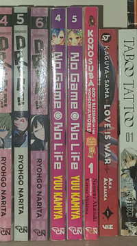 No Game No Life light novel vol 4 & 5