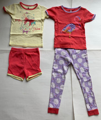 4 ans - PETIT LEM  - Lot de 2 pyjamas d'été en coton - Fille