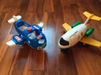 FISHER PRICE Airplanes, 1 New 1 Vintage