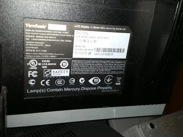 VIEWSONIC VA926G 19" LCD MONITOR $40  Coby 19" TFT LCD TV  with in Other in City of Montréal - Image 10