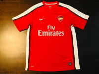 2008-2010 Arsenal Home Soccer Jersey – Size Large