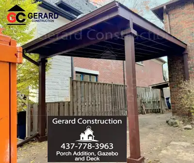 PORCH ADDITION,  SHED, DECK, PATIO COVER,  PERGOLA,  CARPORT , View more