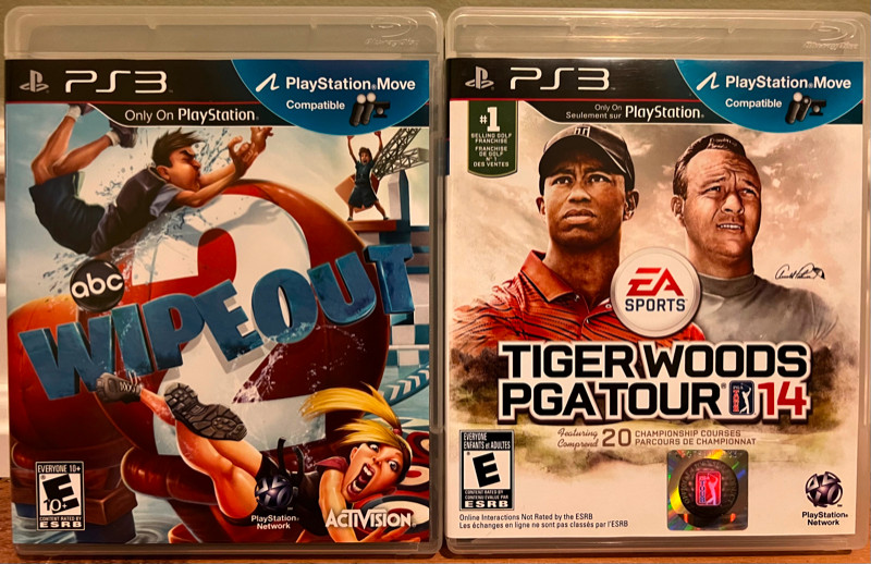 PS3) Wipeout 2, Tiger Woods PGA Tour 14 | Sony Playstation 3 | Mississauga  / Peel Region | Kijiji